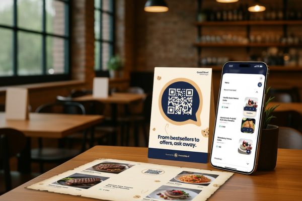 menu card vs qr menu